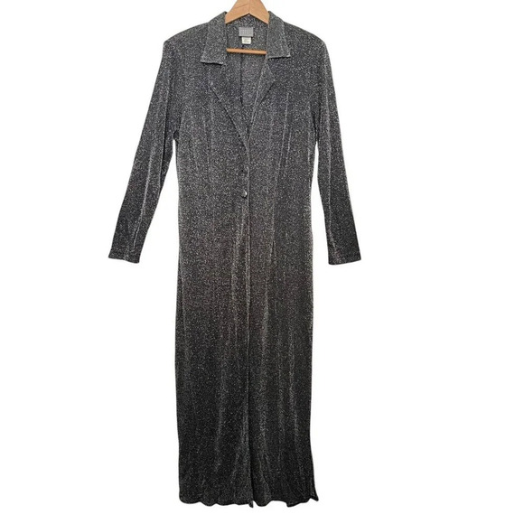 Rabbit‎ Rabbit Rabbit Designs Coat Button Front Dressy Sparkly Formal Old Money - Picture 2 of 8